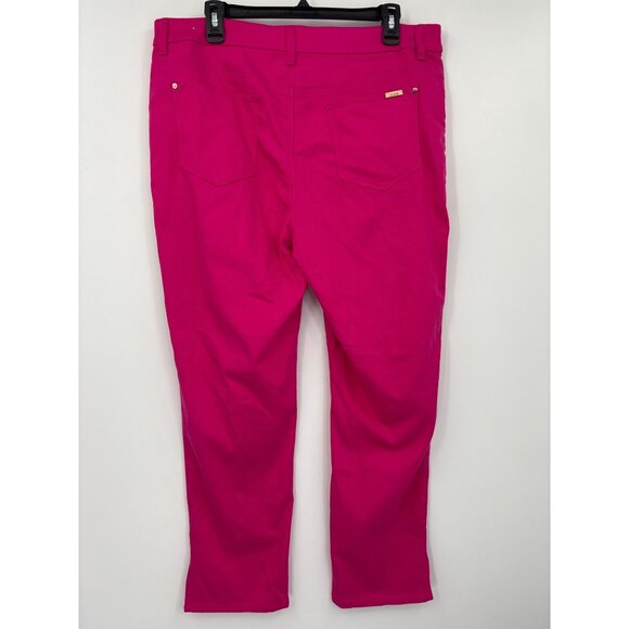 Chico's So Slimming Girlfriend Slim Ankle Pant Pink Size 2 (12) Regular Large - Picture 4 of 5
